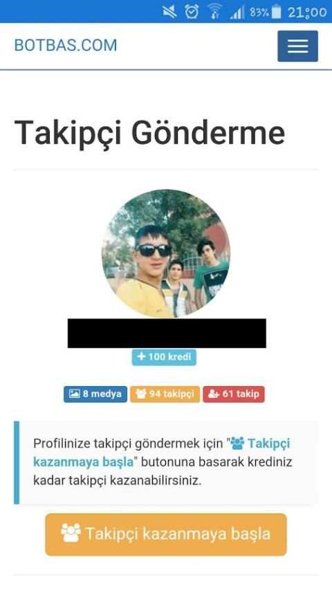 BotBas İnstagram Hile скриншот 2