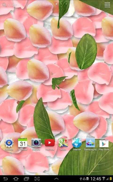 3D Leaves Live Wallpaper स्क्रीनशॉट 2
