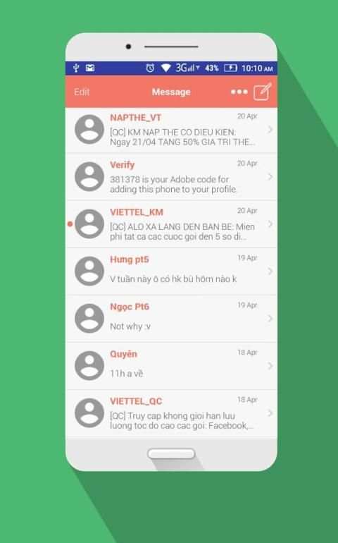SMS Messenger for Android screenshot 4