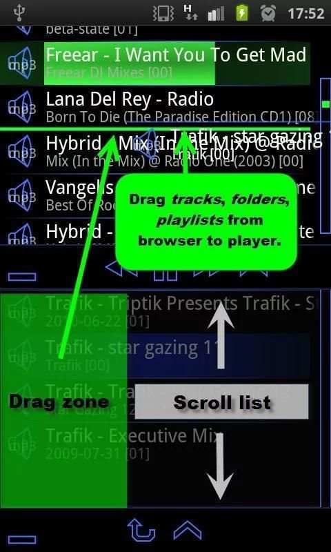 Trax Music Player 5 تصوير الشاشة