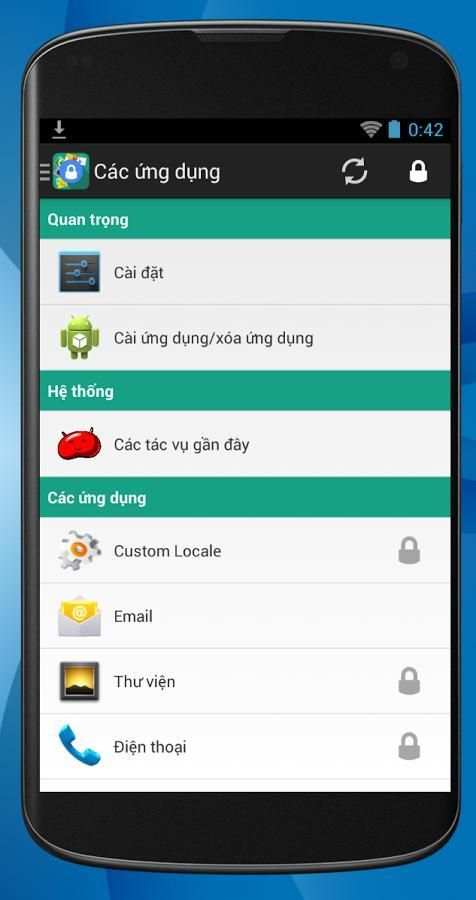 Khóa Ứng Dụng - Master screenshot 3