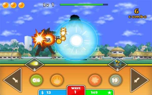 Goku Saiyan Warrior 1 تصوير الشاشة