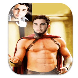 Body Builder Face collage иконка