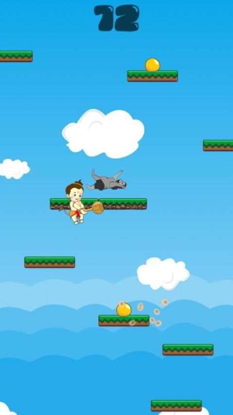 Happy Hanuman Jump-Indian game screenshot 1