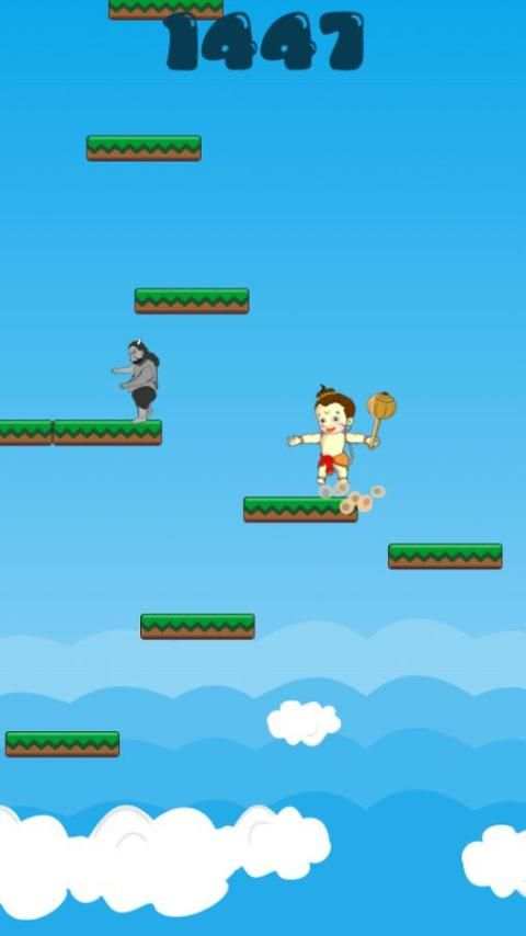 Happy Hanuman Jump-Indian game screenshot 3