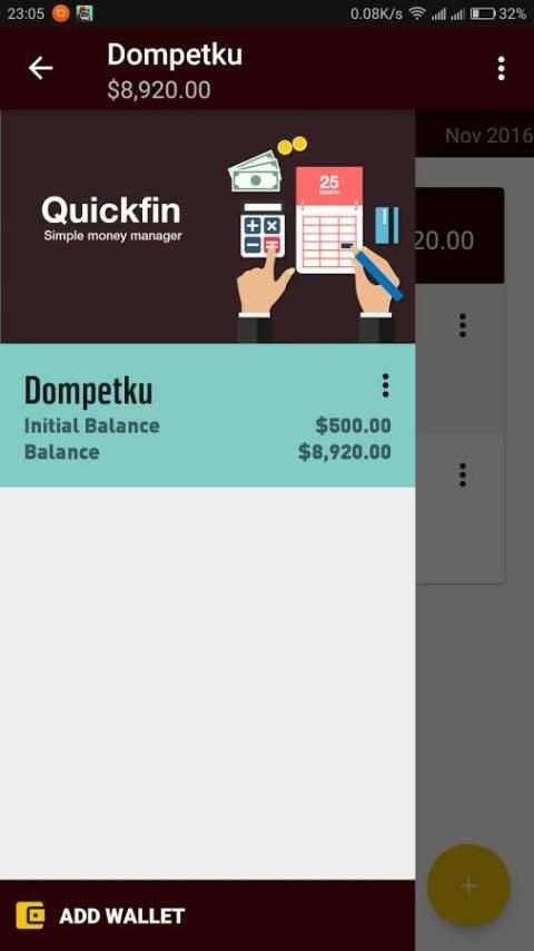 Quickfin Simple Money Manager 3 تصوير الشاشة