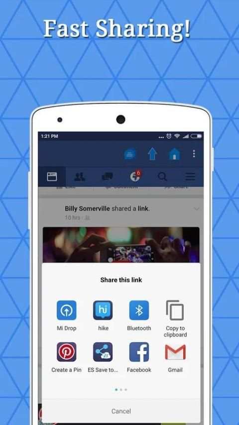 Super fast for fb mini lite 2 تصوير الشاشة