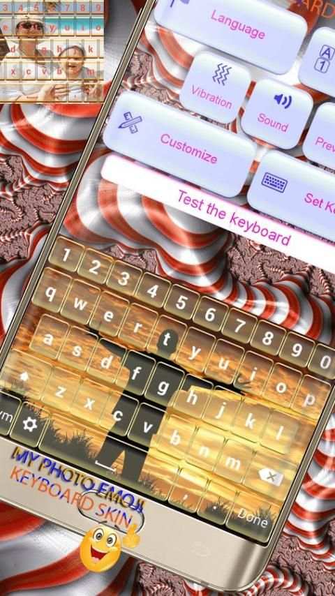 Foto keyboard dengan emoticon screenshot 6