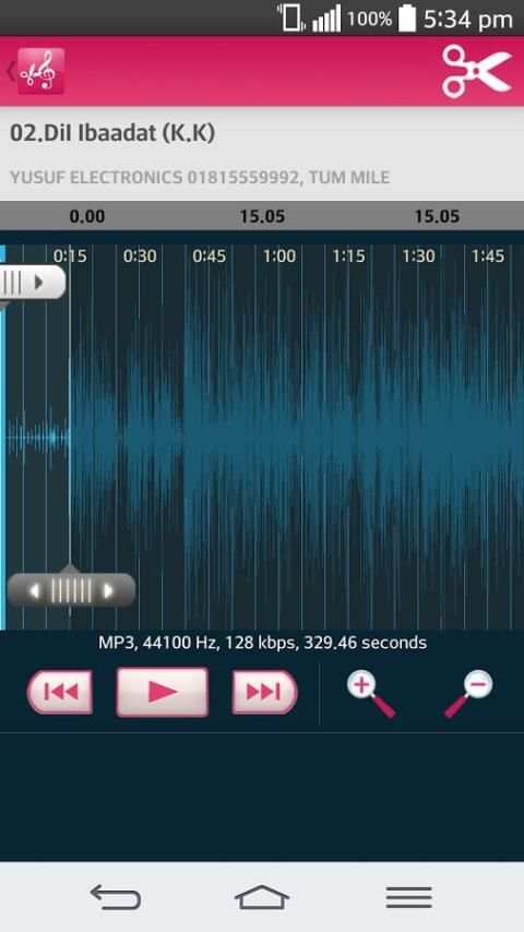 Mp3 Cutter & Ringtone Maker स्क्रीनशॉट 4
