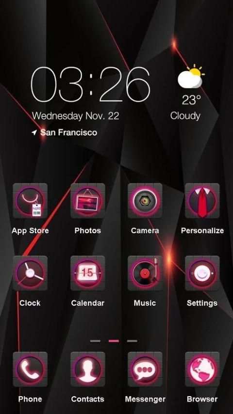 Cool Laser Best Theme скриншот 3