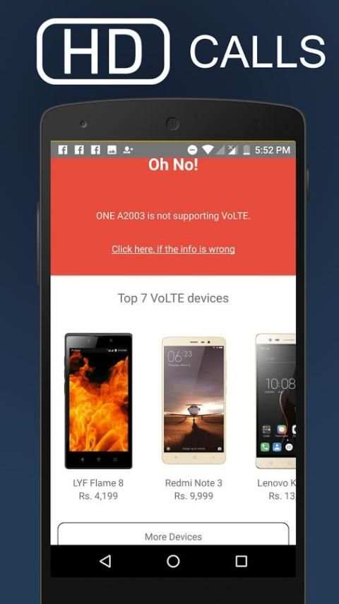 VoLTE checker (Jio) screenshot 1