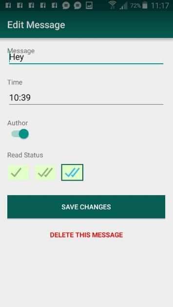 Créer Fake Conversations Whats 2 تصوير الشاشة