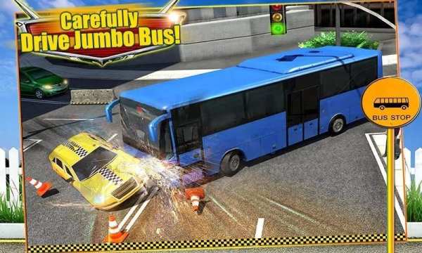 Modern Bus Driver 3D Sim स्क्रीनशॉट 3