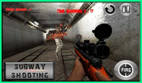Subway Shooting: Sniper 3D screenshot 1