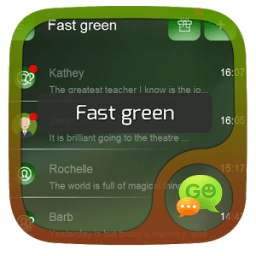 ikon Green cepat GO SMS