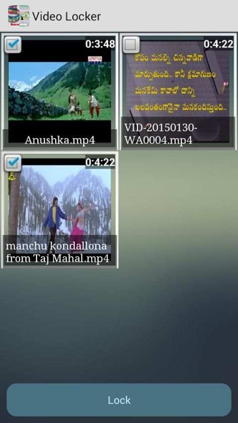Video Locker Pro 3 تصوير الشاشة