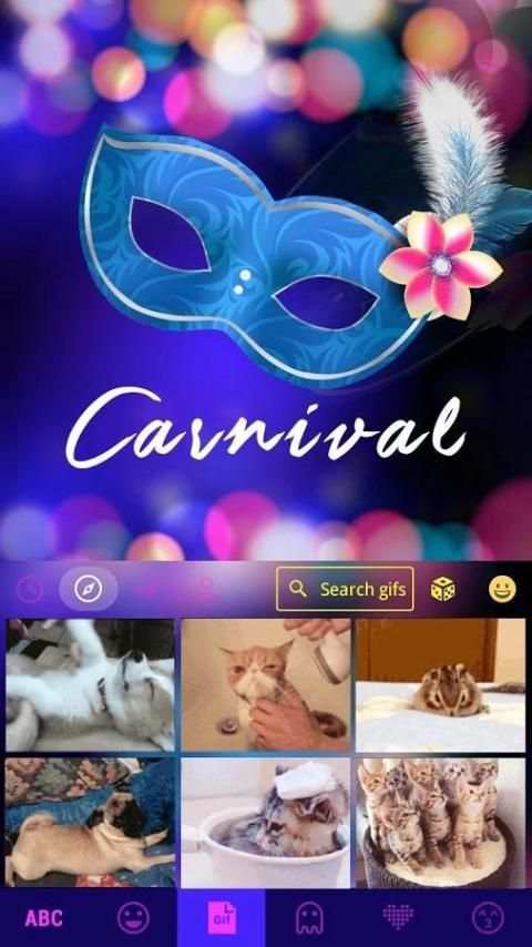 Carnival 2016 Kika Keyboard 5 تصوير الشاشة