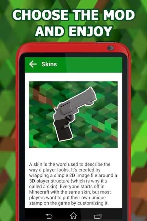 Gun Mod for Minecraft PE 1 تصوير الشاشة