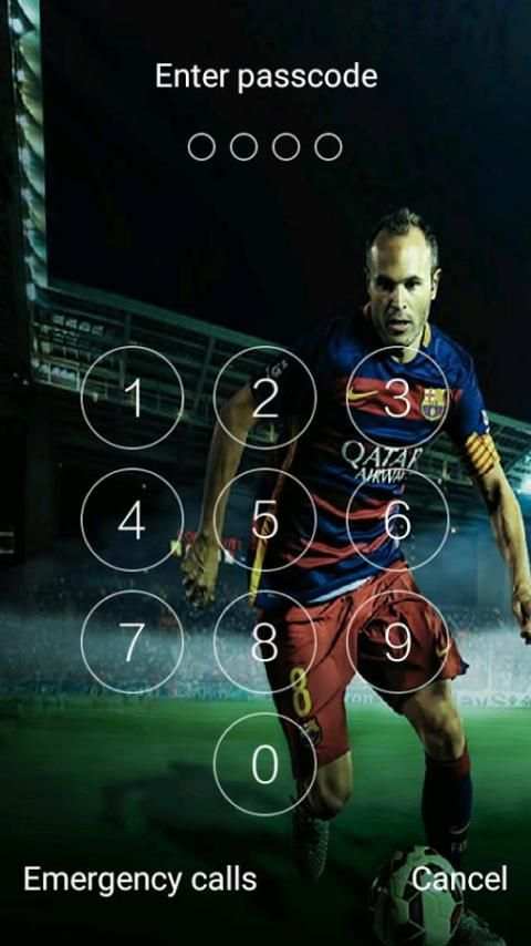 lock screen for Fcb скриншот 3