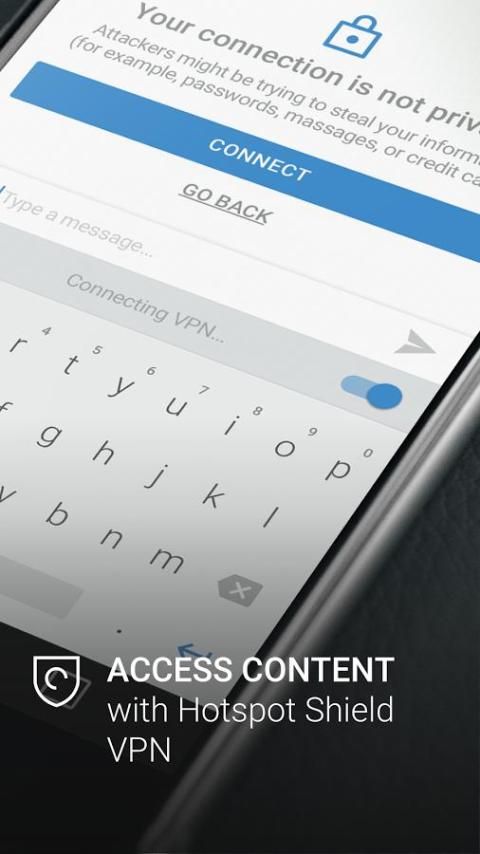 Hotspot Shield Secure Keyboard 4 تصوير الشاشة