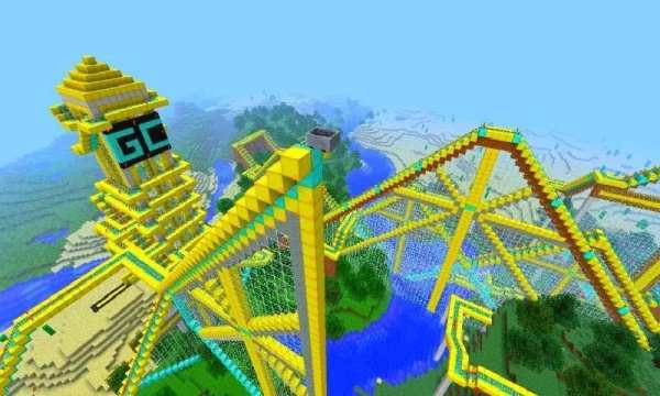 Roller Coaster Game Minecraft screenshot 3