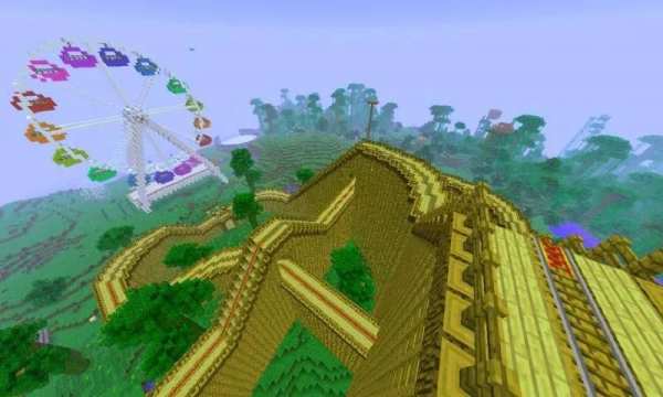 Roller Coaster Game Minecraft screenshot 1