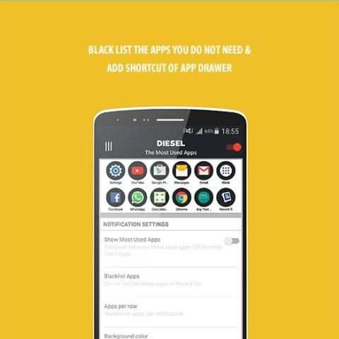 DIESEL : The most used apps स्क्रीनशॉट 4