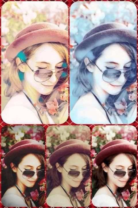B212 - Retrica Selfie Overlay 4 تصوير الشاشة