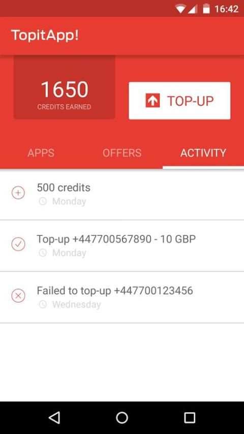 TopitApp Mobile Recharge screenshot 3