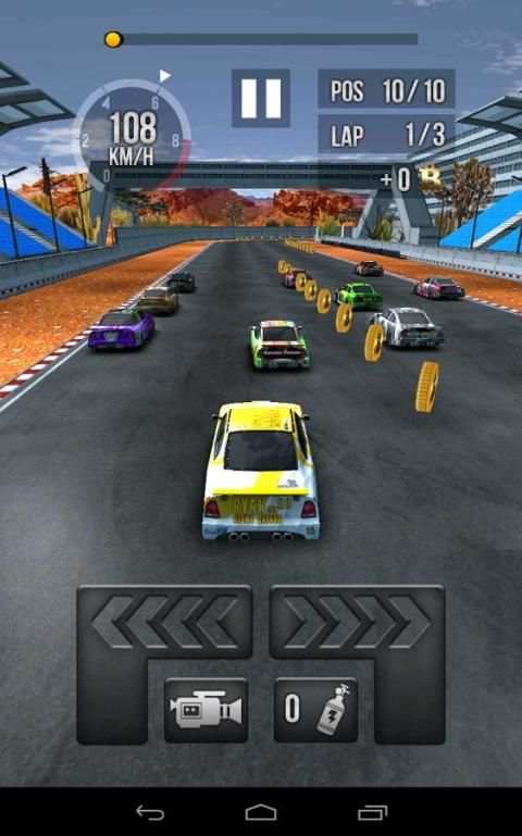 Thumb Car Racing स्क्रीनशॉट 1