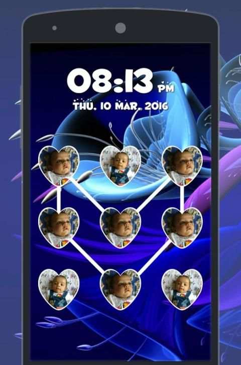Love Photo Pattern Lock Screen स्क्रीनशॉट 6