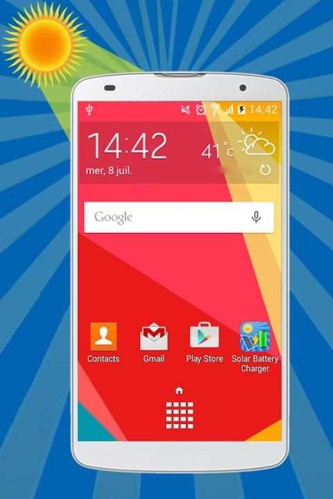 Solar Battery Charger Prank screenshot 1