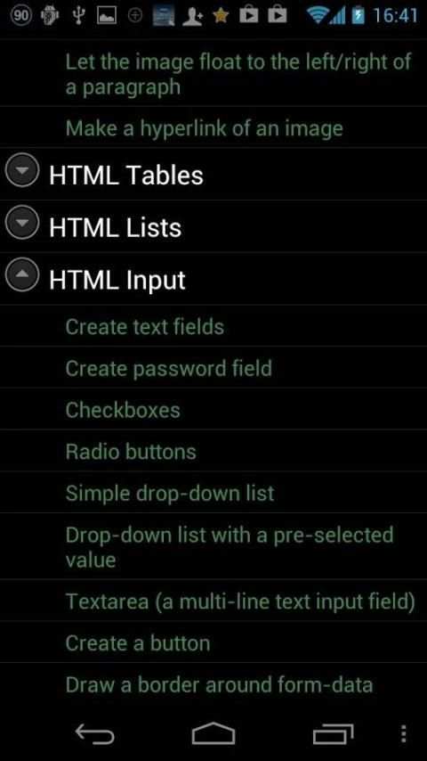 HTML Tutorial / Programs screenshot 1
