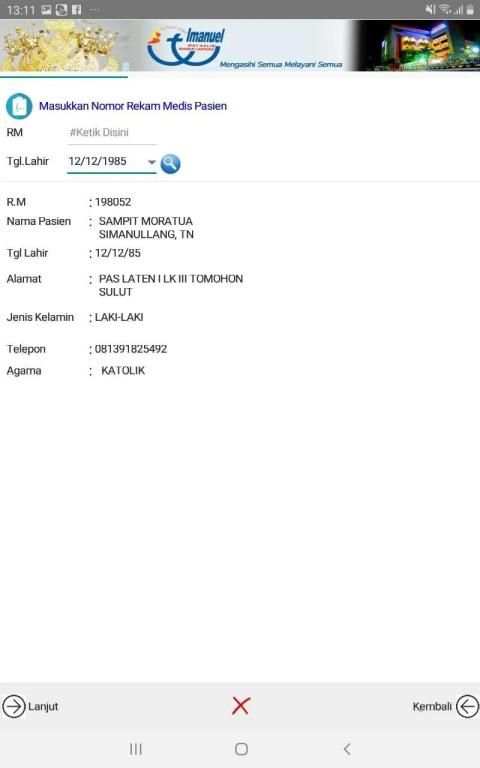RSIM MOBILE (Rs.Imanuel Way Halim Lampung) screenshot 6