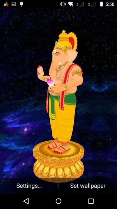 3D Ganesh Live Wallpaper screenshot 7