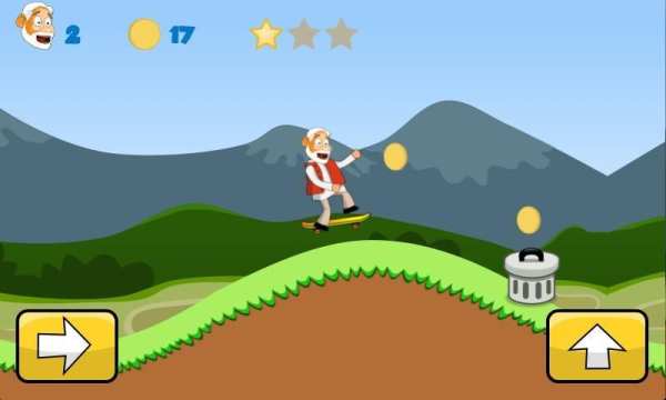 Indian Skater Modi game screenshot 2