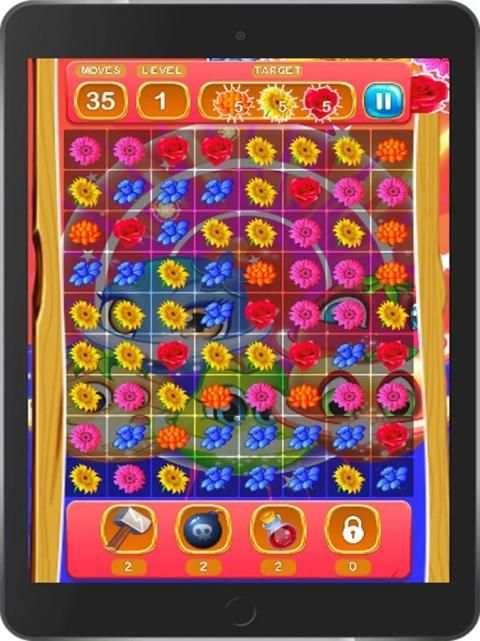garden flower land match 3 screenshot 2