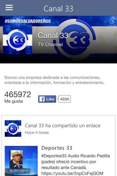 Canal 33 3 تصوير الشاشة
