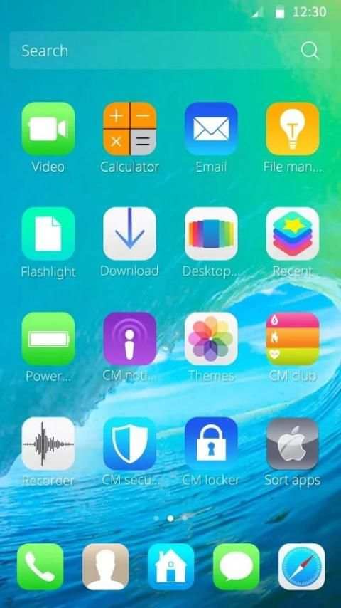 CM tema for Konsep iPhone 7 screenshot 2