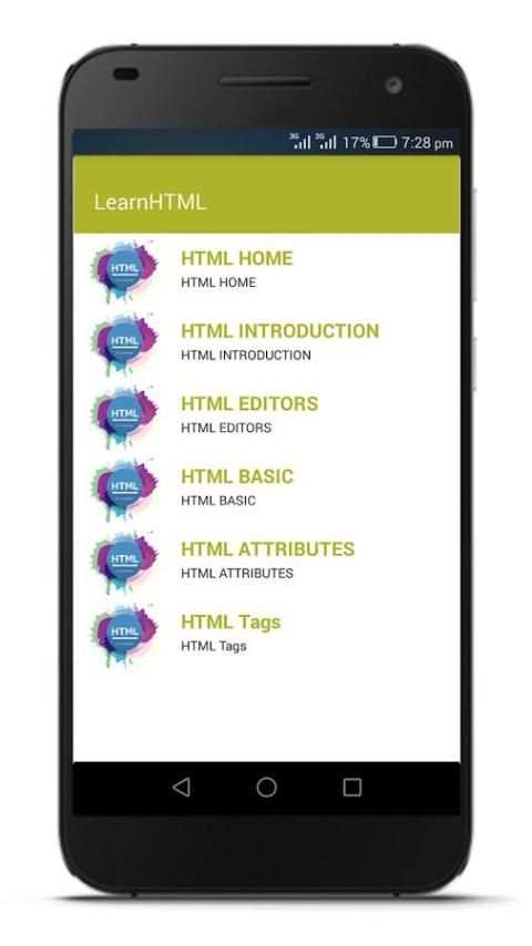 Learn HTML स्क्रीनशॉट 2