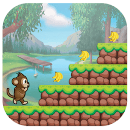 Jungle Monkey Run Adventure أيقونة