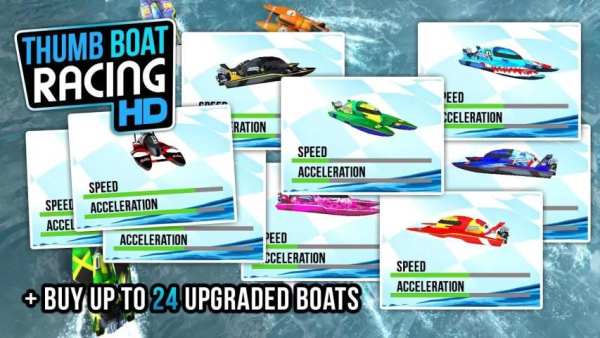 Thumb Boat Racing 7 تصوير الشاشة