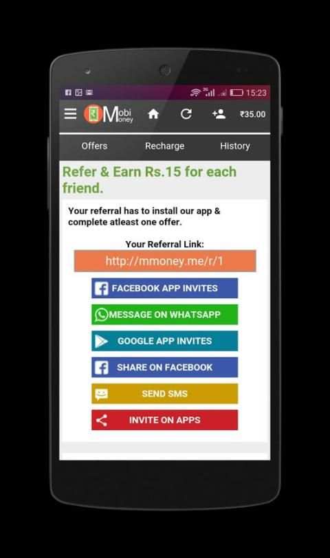 Free Recharge - MobiMoney screenshot 1