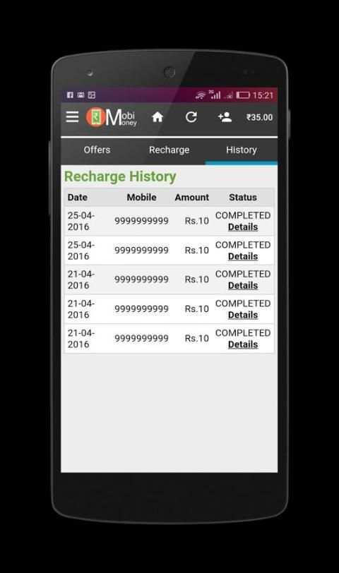 Free Recharge - MobiMoney screenshot 3