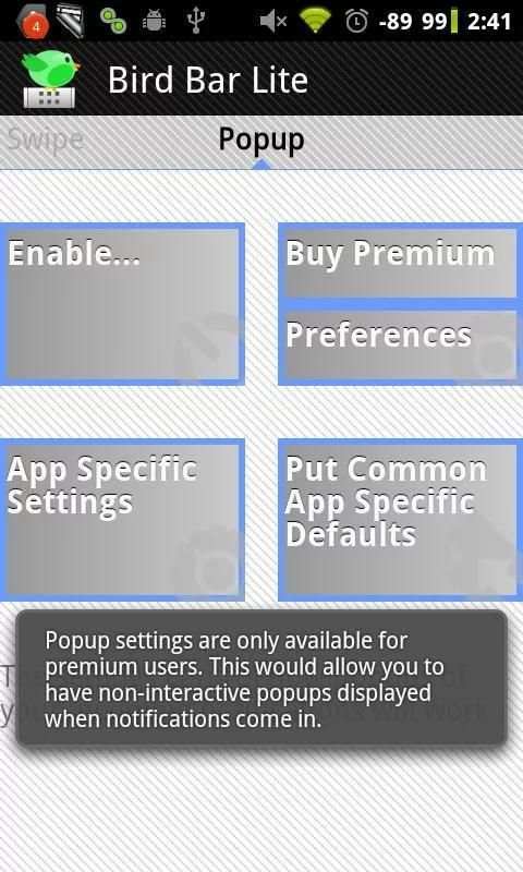Bird Bar Notifications Tool स्क्रीनशॉट 2