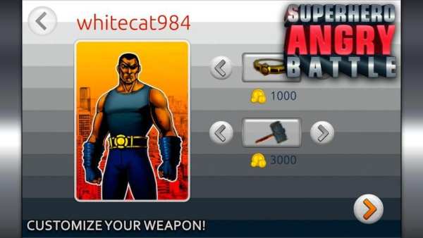 Superhero Angry Battle स्क्रीनशॉट 2
