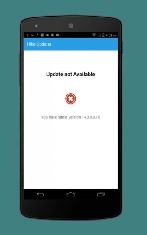 Updater for Hike screenshot 1