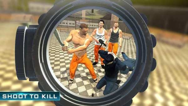 Prison Escape Police Sniper 3D screenshot 9