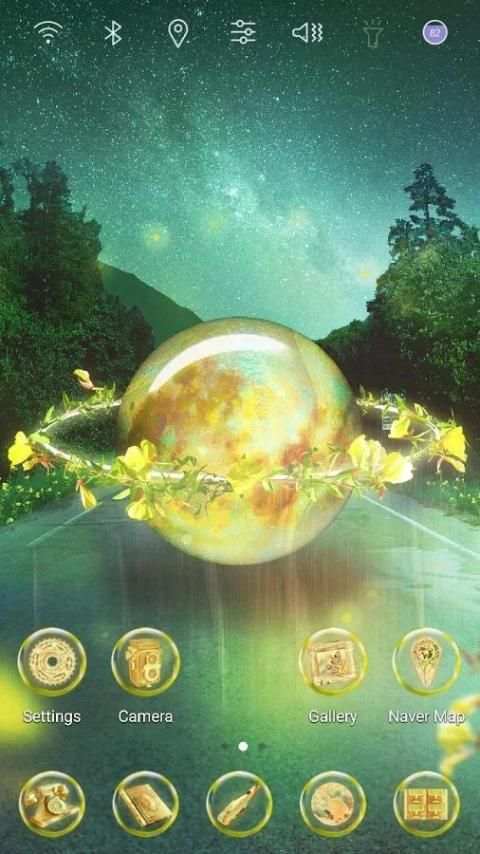 Wish Planet Live theme screenshot 2