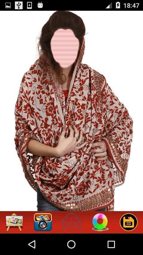 Girls Dupatta Photo Montage screenshot 12